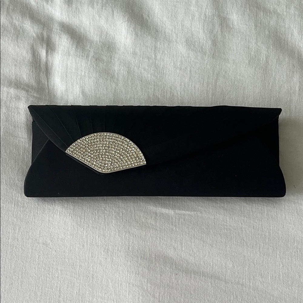 Lulu Townsend Evening Black Clutch